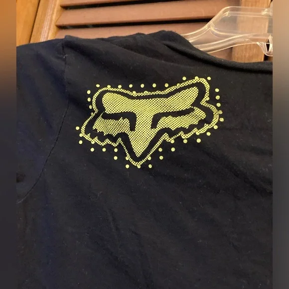 🟣 FOX Riders | V-Neck Short Sleeve Tee | XS - Picture 7 of 7
